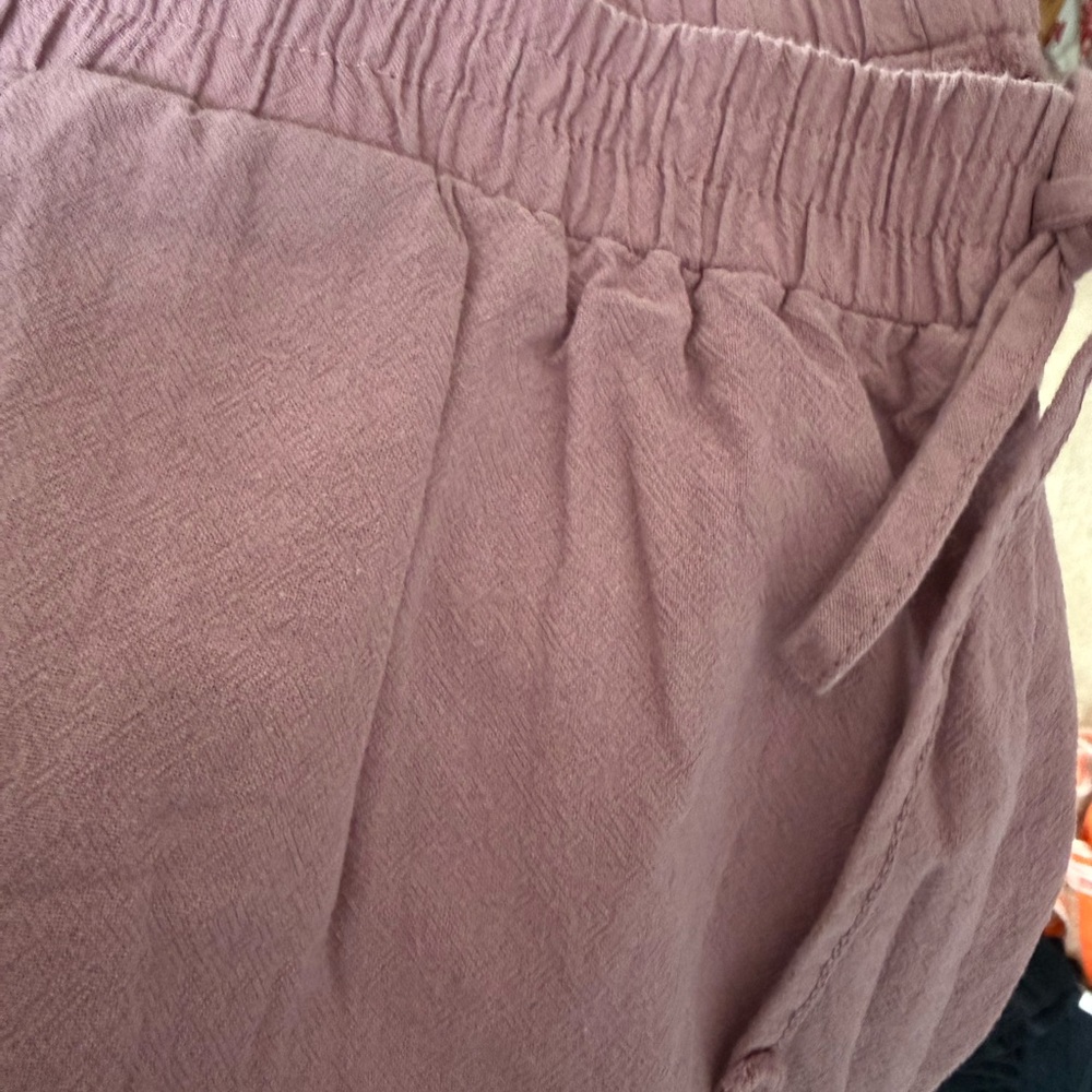 SHEIN Mauve Textured Pants - Picture 9 of 9